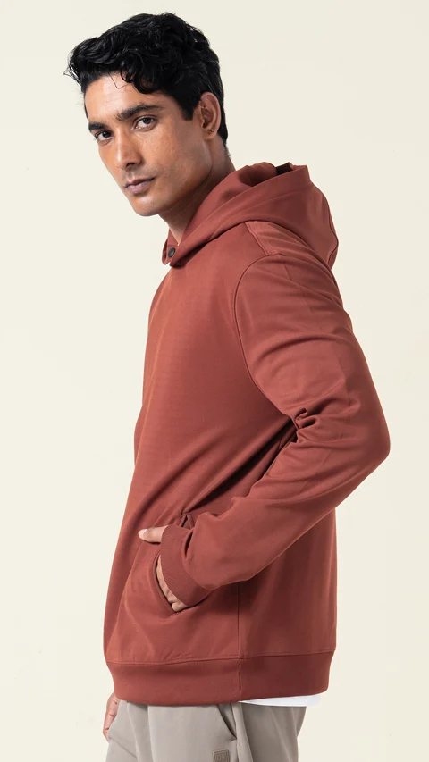 ReNEWd Closed Hoodie Rustic Red