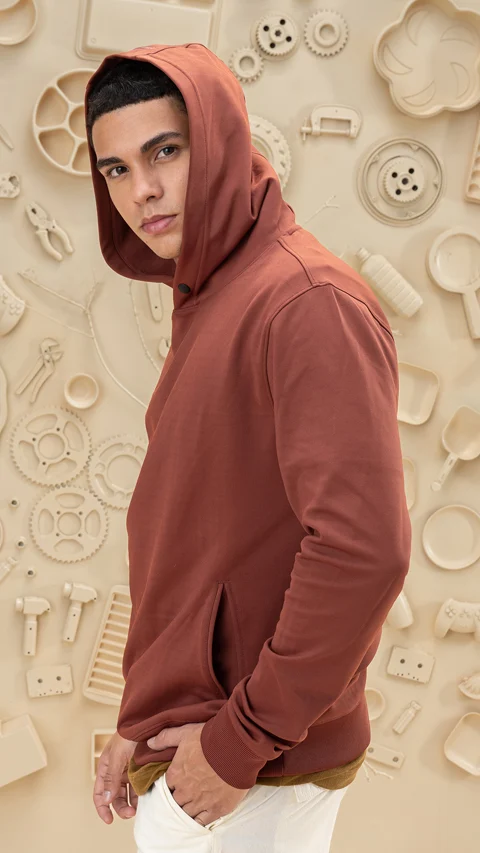 ReNEWd Closed Hoodie Rustic Red