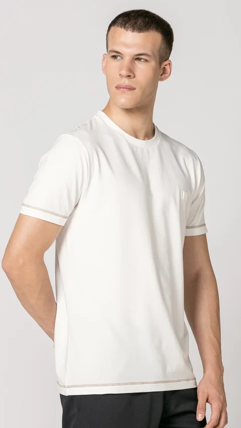Fluid Tees Beach White