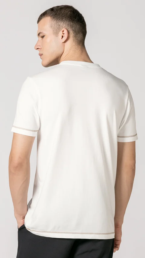 Fluid Tees Beach White