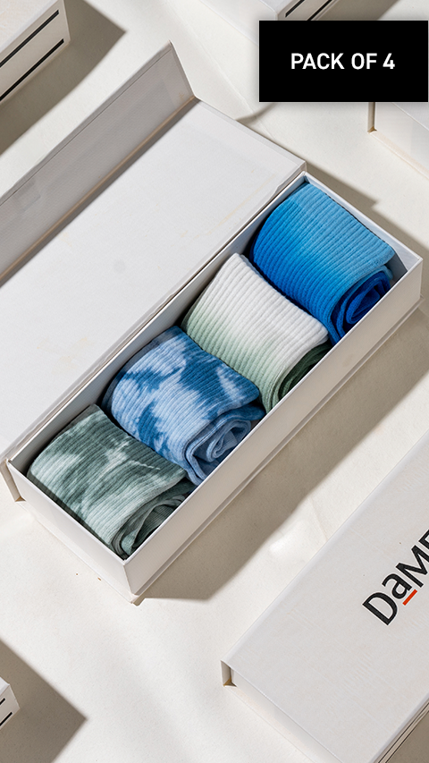 Four-a-week Box-A- Socks (Pack of 4)