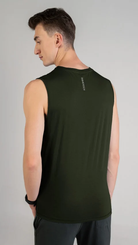 Breeeze Tank Top Deep Green