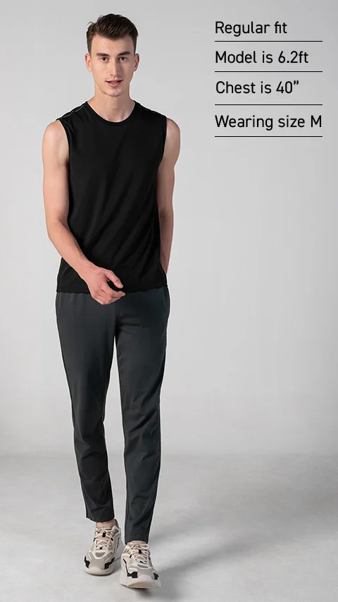 Breeeze Tank Top Jet Black