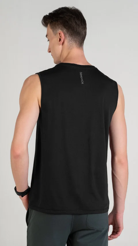 Breeeze Tank Top Jet Black