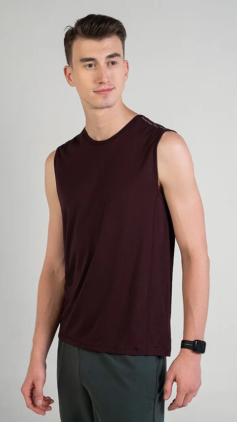 Breeeze Tank Top Port Wine