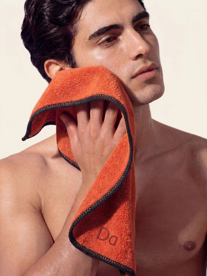 Gym Towel - Face Bolt Orange One Size