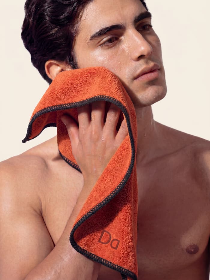 Gym Towel - Face Bolt Orange One Size