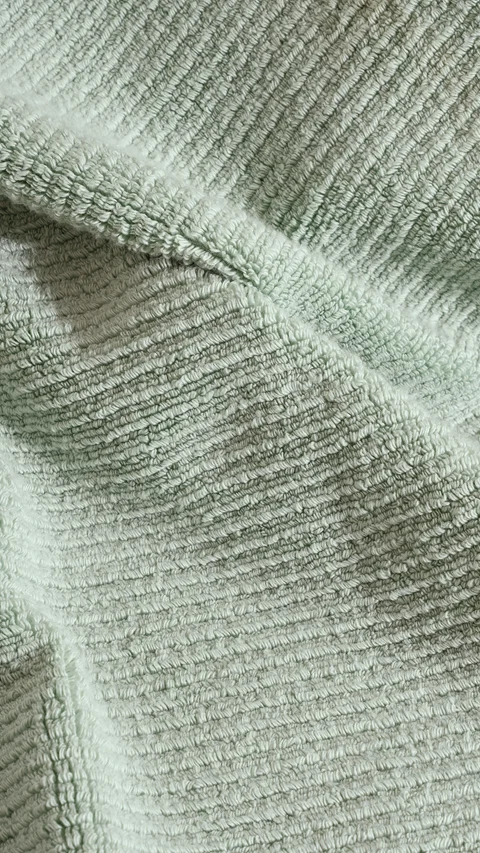 Waffle - Plush Hand Towel Sea Green