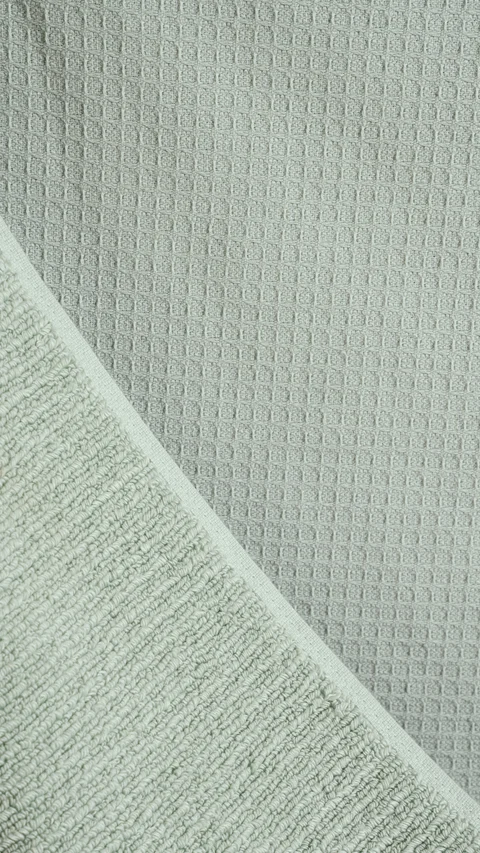 Waffle - Plush Hand Towel Sea Green