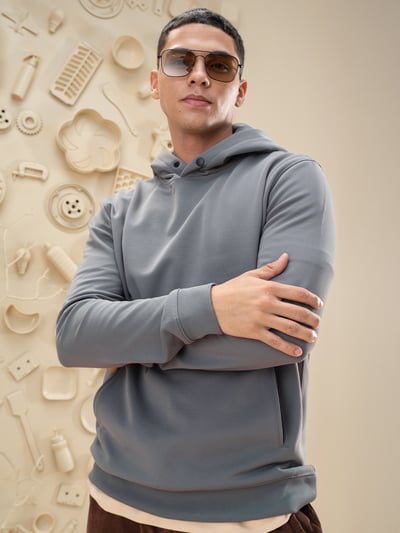 ReNEWd Closed Hoodie City Grey