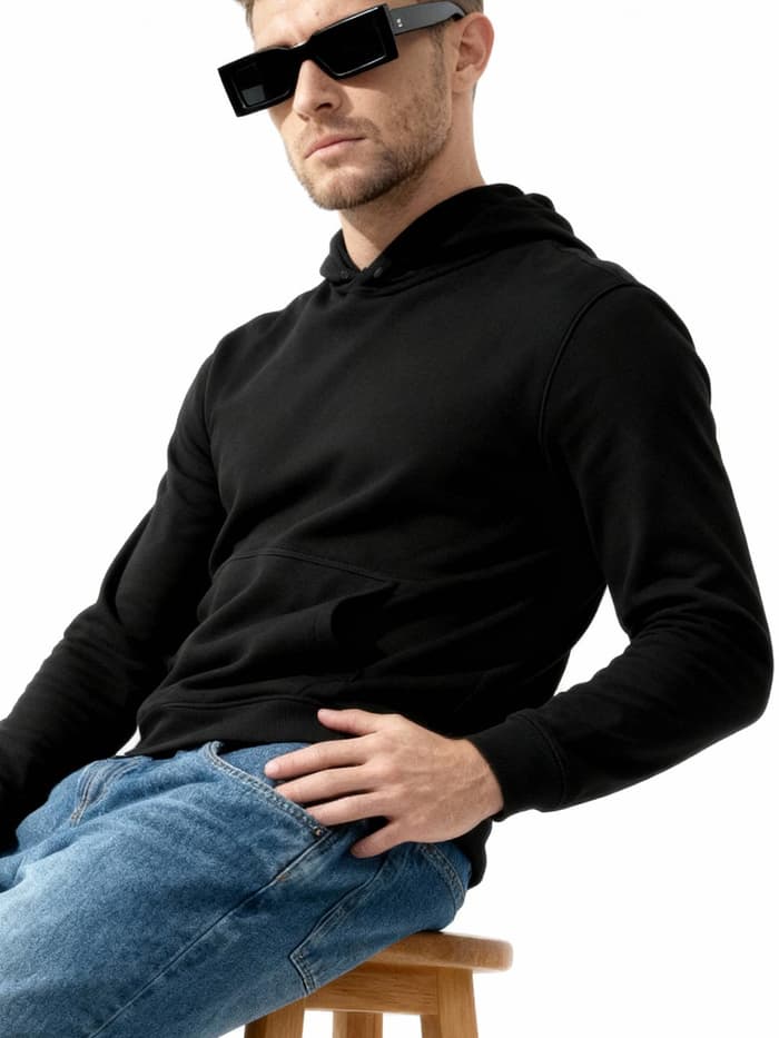 ReNEWd Closed Hoodie Eclipse Black