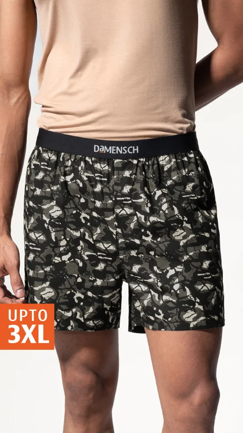 BREEEZE Ultra-light Inner Boxers Camo Grey