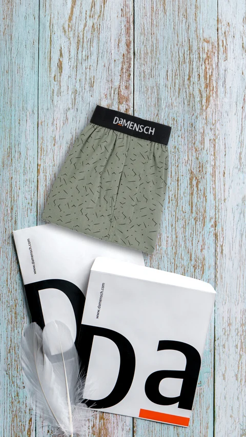 BREEEZE Ultra-light Inner Boxers Dot Green