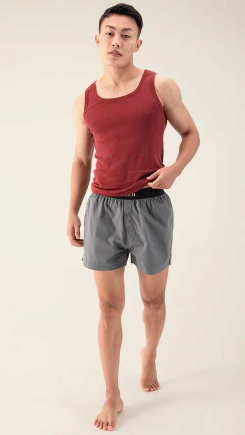 BREEEZE Ultra-light Inner Boxers Las Grey
