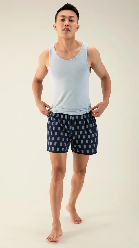 BREEEZE Ultra-light Inner Boxers Miami Blue