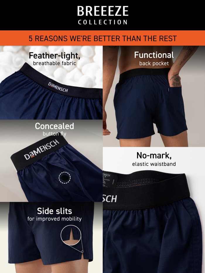 Ultra Inner Mens Ultra Light Inner Boxers Relaxed Green | DaMENSCH