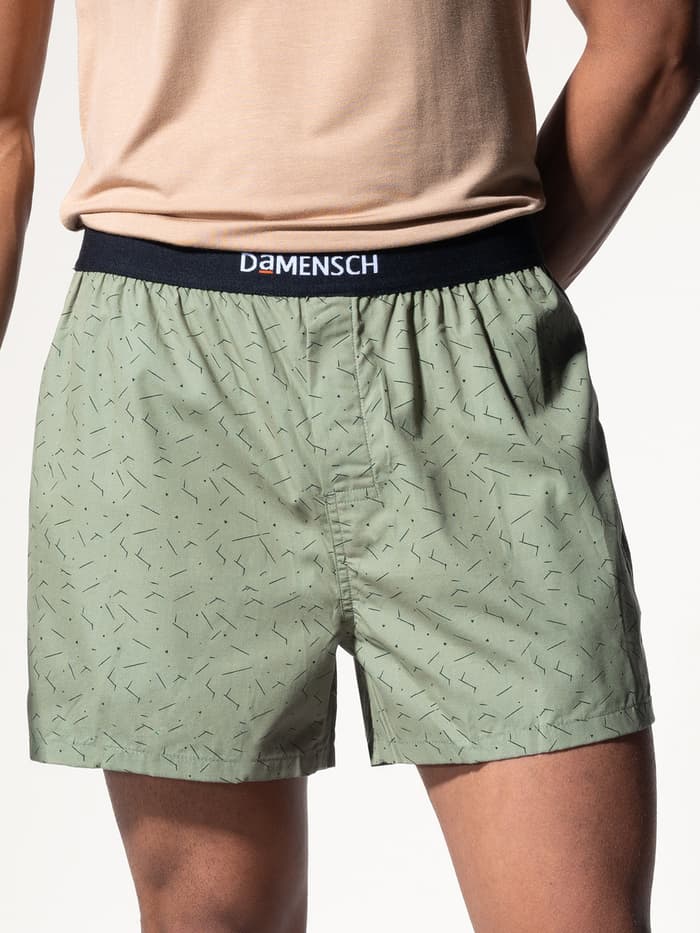 BREEEZE Ultra-light Inner Boxers Dot Green
