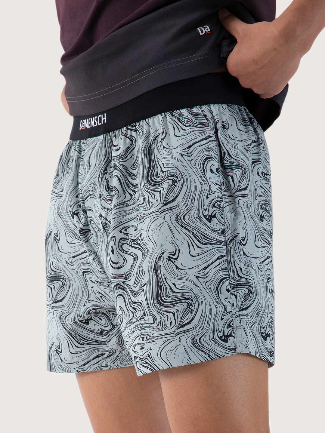 BREEEZE Ultra-light Inner Boxers Marble Grey