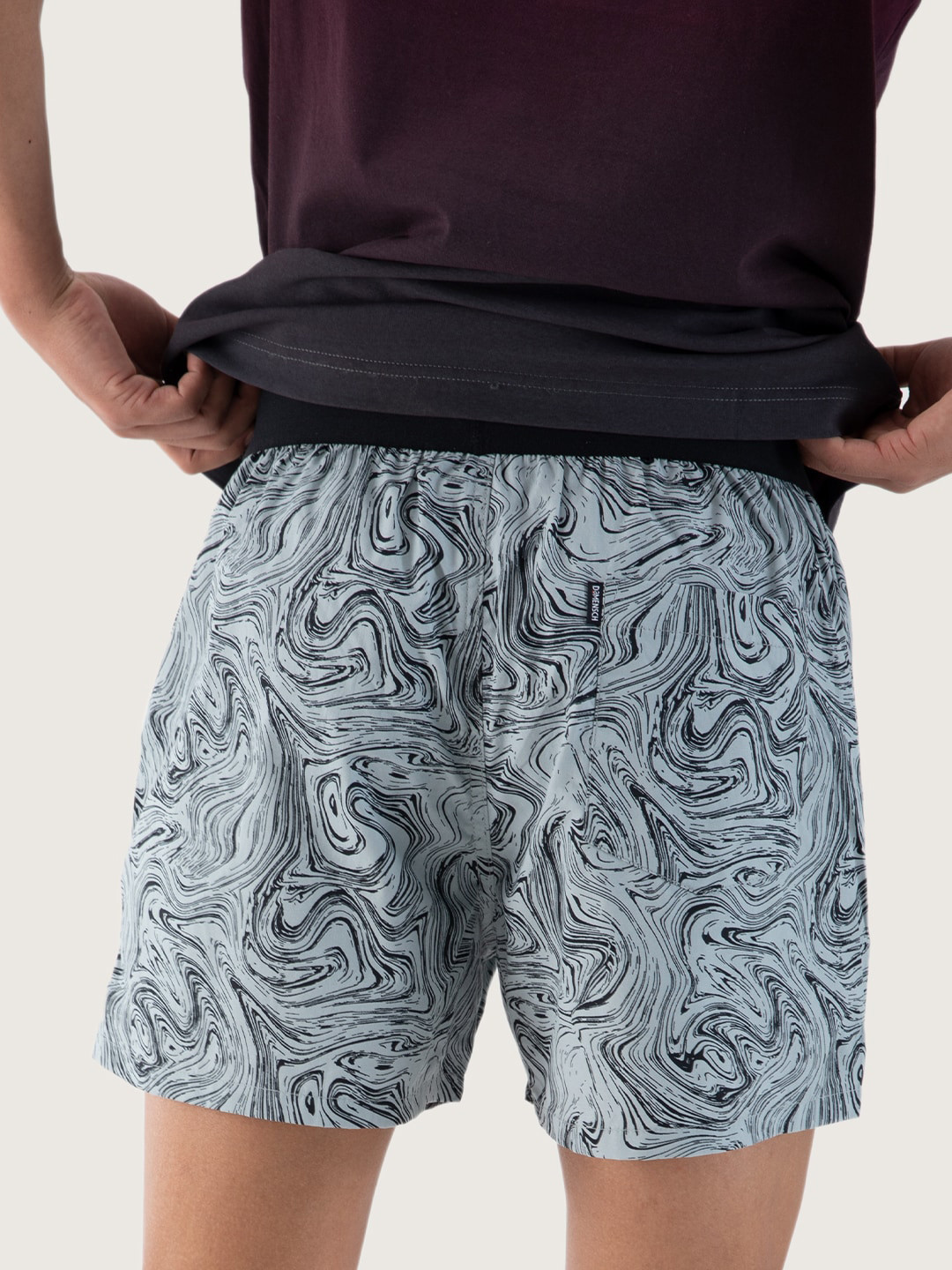 BREEEZE Ultra-light Inner Boxers Marble Grey