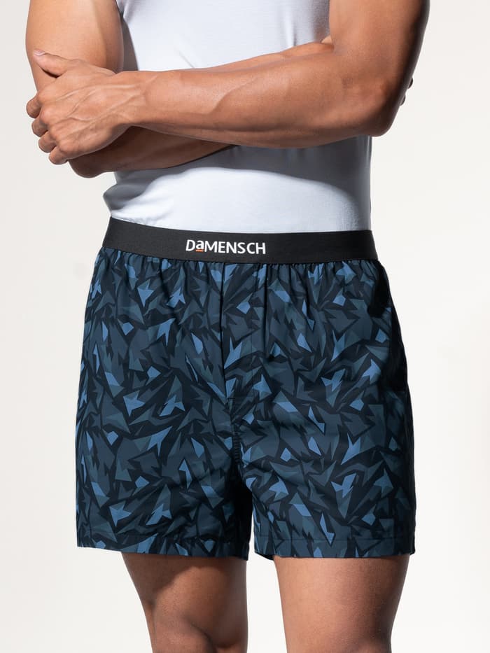 BREEEZE Ultra-light Inner Boxers Spikey Blue