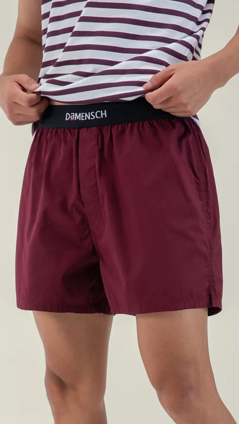BREEEZE Ultra-light Inner Boxers Vintage Wine
