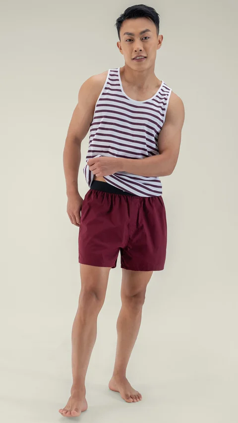 BREEEZE Ultra-light Inner Boxers Vintage Wine