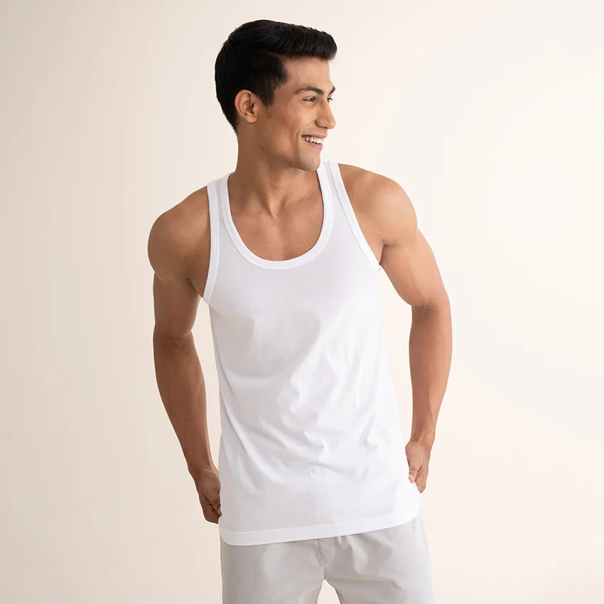 Men's Designer Sleeveless Cotton Vest/MenSando/Men Baniyan