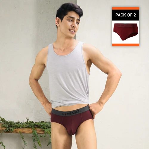 Value-Deal Deo-Soft Briefs Ruby Red, Wayde Red