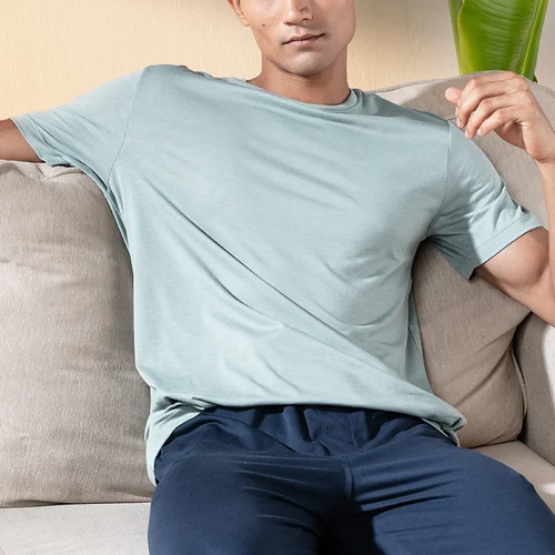 Breeeze Ultra-Light Solid T-Shirt Dream Blue
