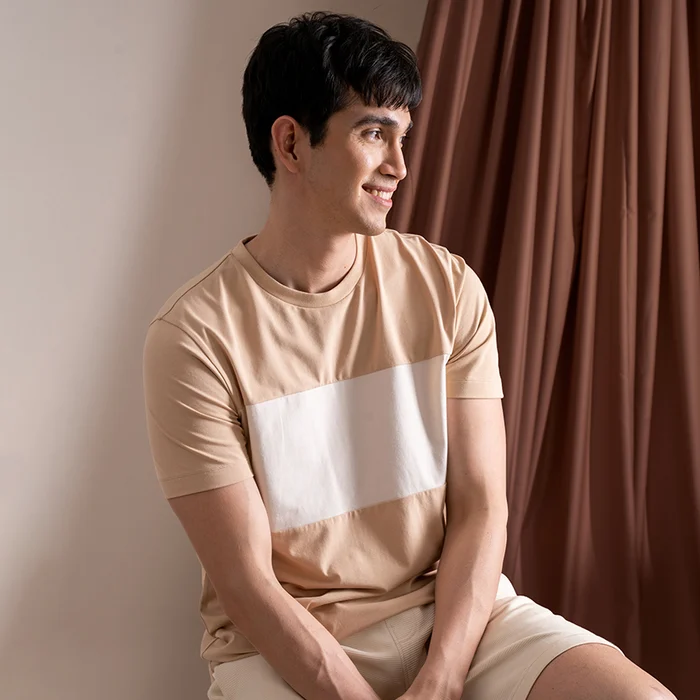 Fluid Tees Being Beige