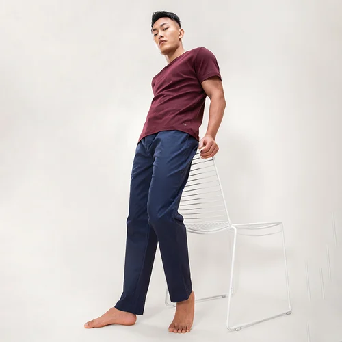 The Stretch Pyjama Pants True Navy blue