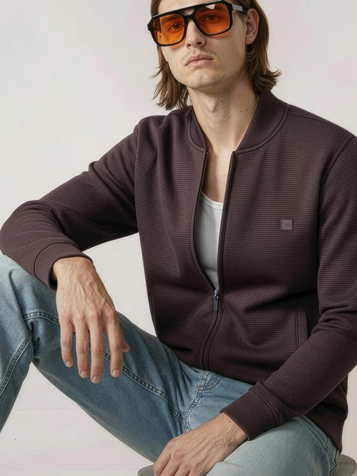 ReNEWd Ottoman Bomber Jackets Lush Brown