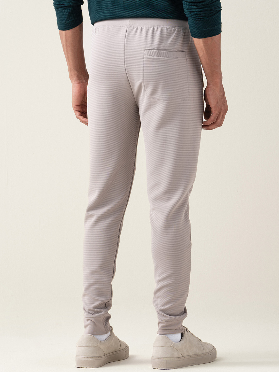 Statement Textured Jogger Cookie Beige
