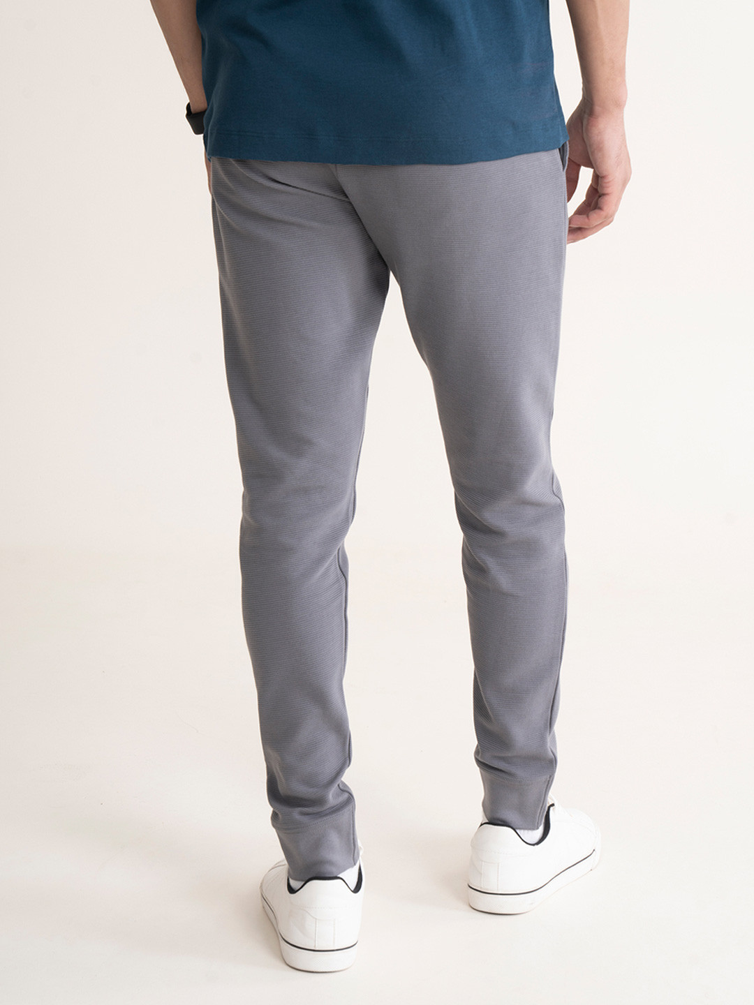 Statement Textured Jogger Glory Grey