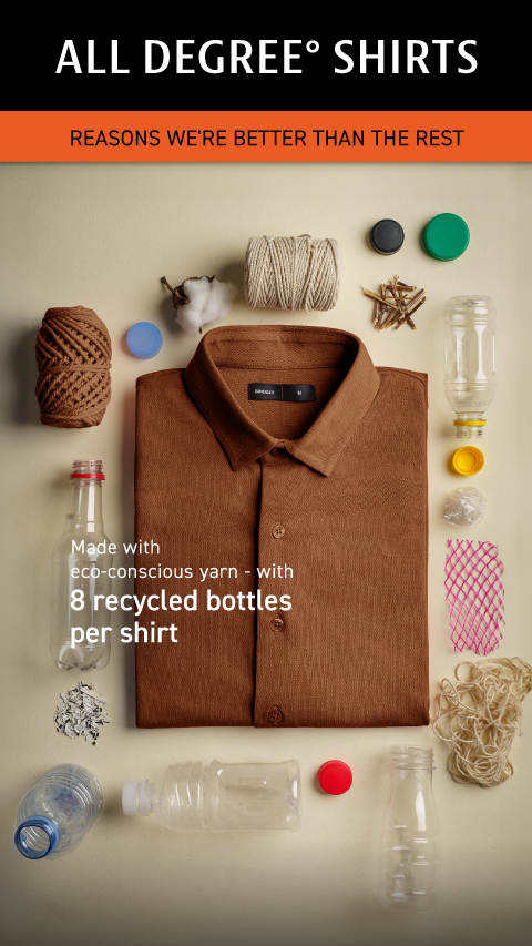 Constant All-Degree Pique Shirts Half Sleeves Loyal Maroon