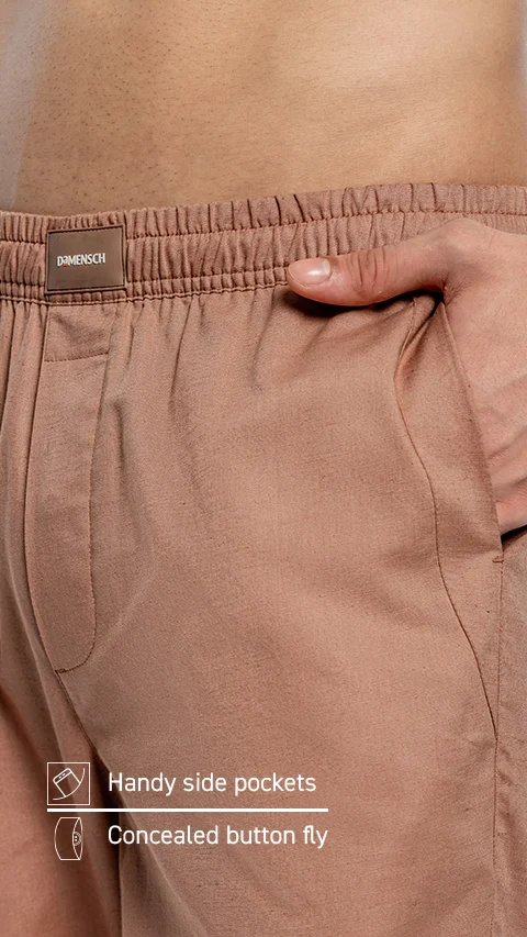 Linen Pyjama Autumn Peach