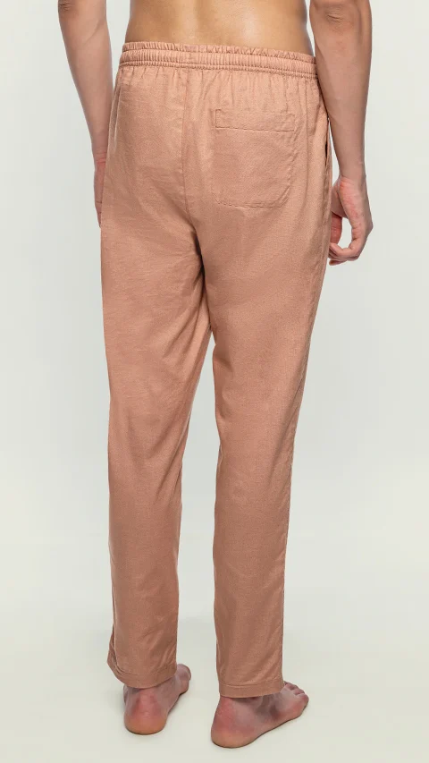 Linen Pyjama Autumn Peach