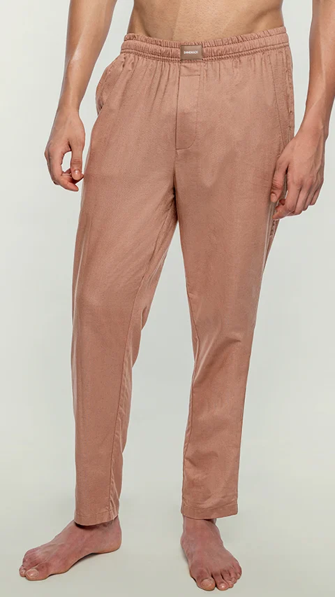 Linen Pyjama Autumn Peach