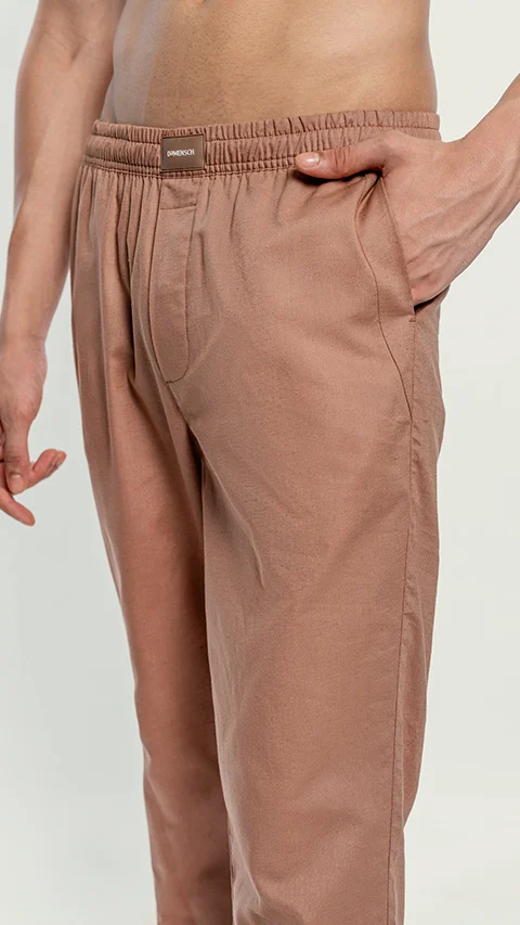 Linen Pyjama Autumn Peach