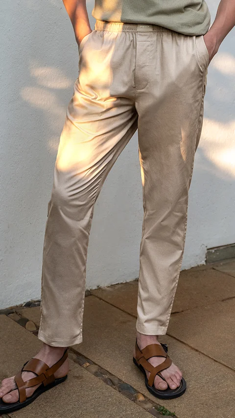 Linen Pyjama Sand Beige