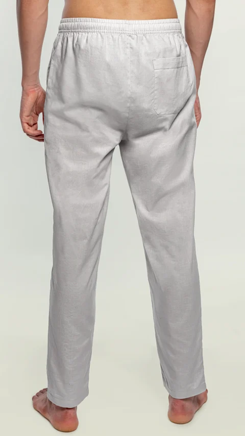 Linen Pyjama Mist Grey