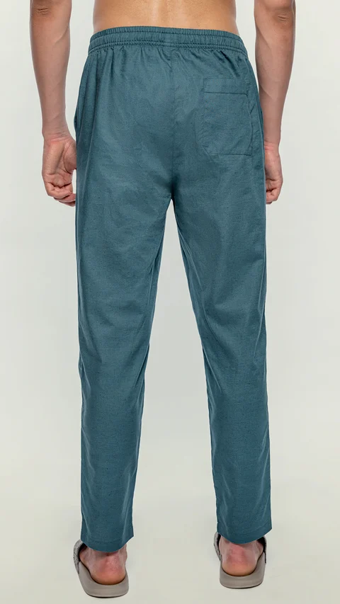 Linen Pyjama Wind Blue