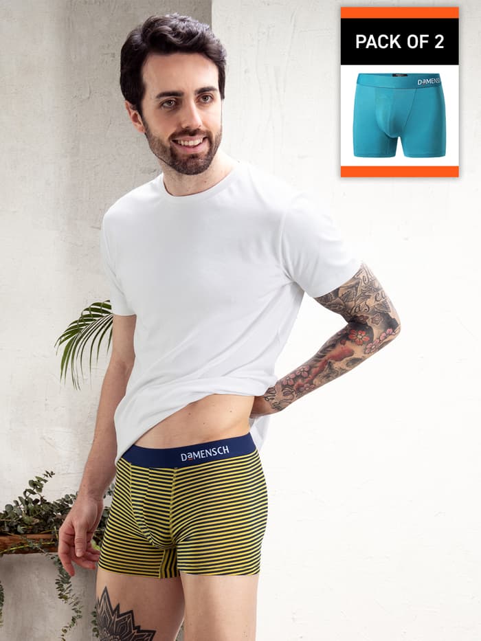 Value-Deal Deo-Soft Trunks Native Yellow, Ocean Depths