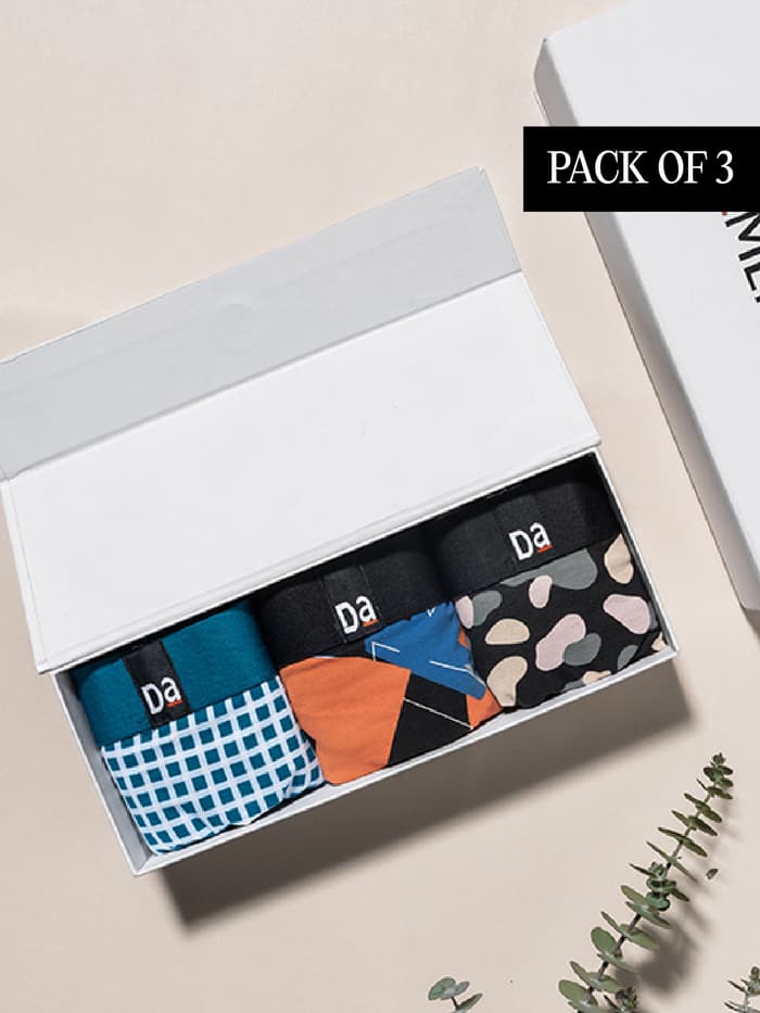 The Long Weekender Deo-Soft Trunks Box-K (Pack Of