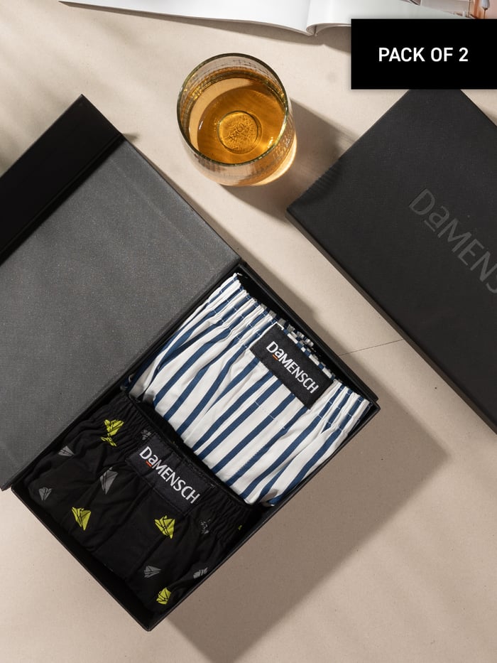 The Weekend Boxer Shorts Box-C (Pack of 2)