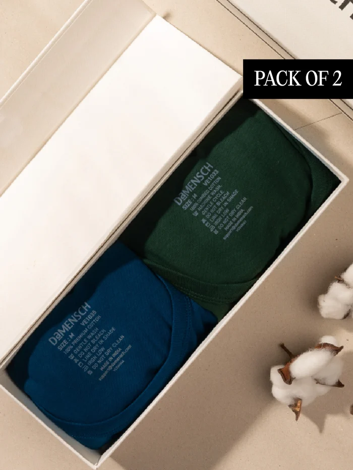 The Weekend Cotton Vest Box-C (Pack of 2)