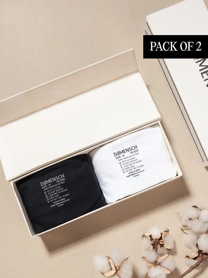 The Weekend Cotton Vest Box-E (Pack of 2)