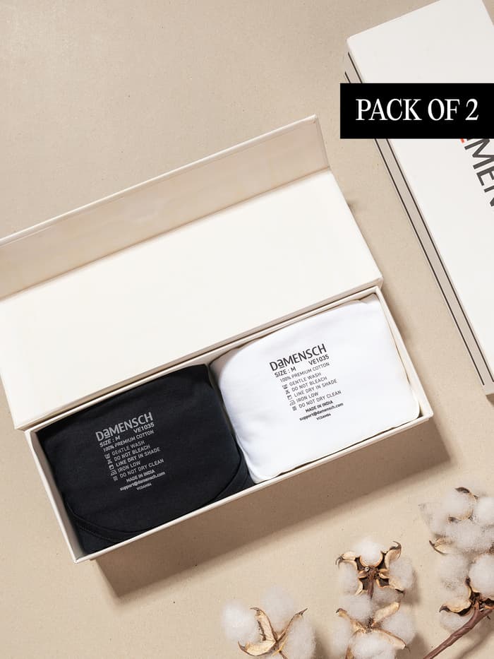 The Weekend Cotton Vest Box-E (Pack of 2)