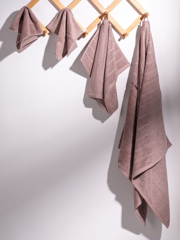 Better-Basic Towels- Pack Of 4 (Dusty Pink)
