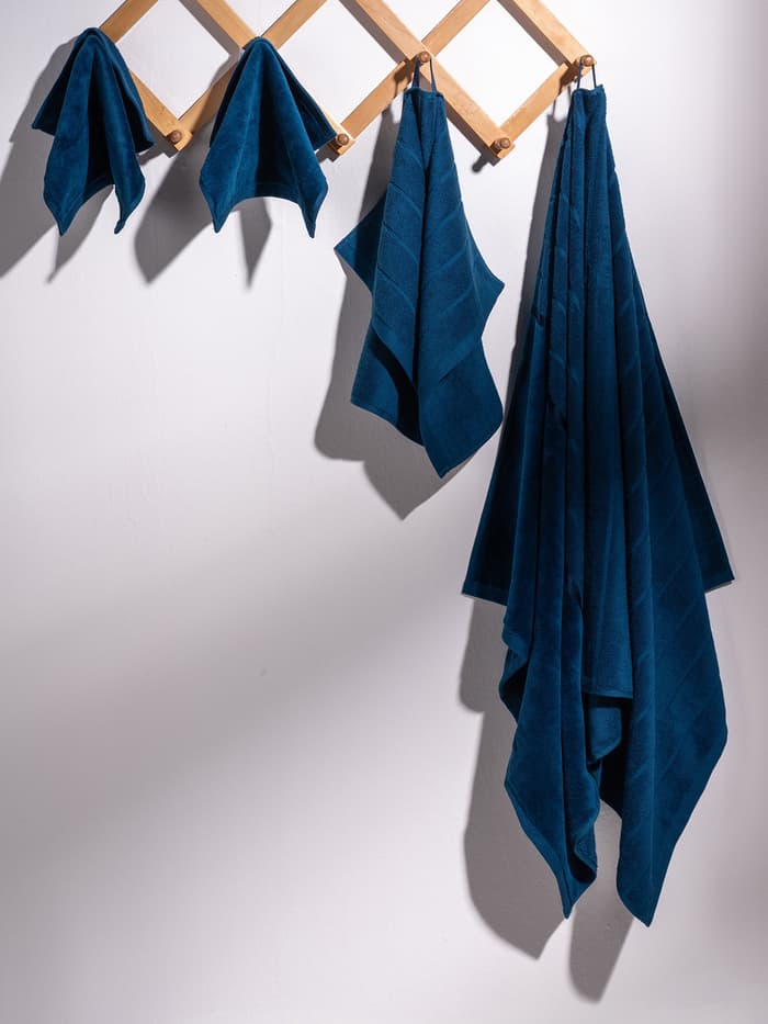 Better-Basic Towels- Pack Of 4 (Nightfall Blue)